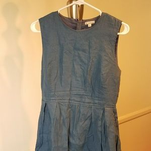 GAP Blue Linen Dress Size 6 EUC